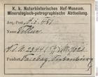 Etiketten zu Tellur (NHMW-MIN-Ai451)